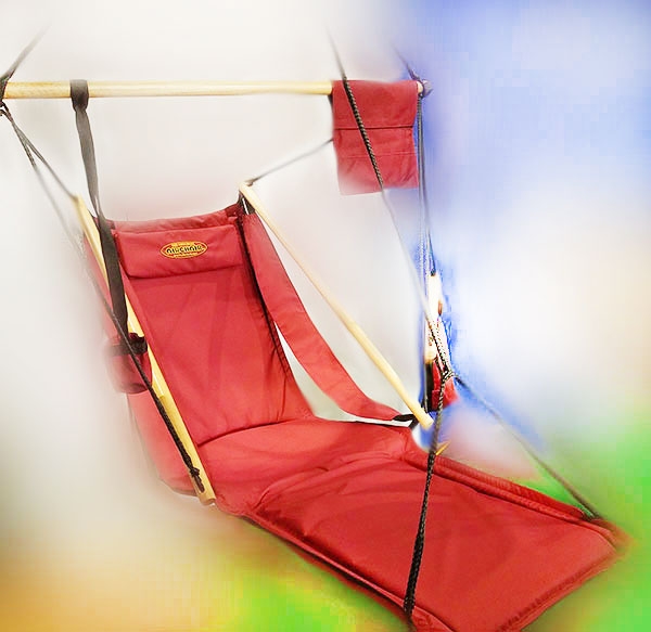 hanging chair from deck